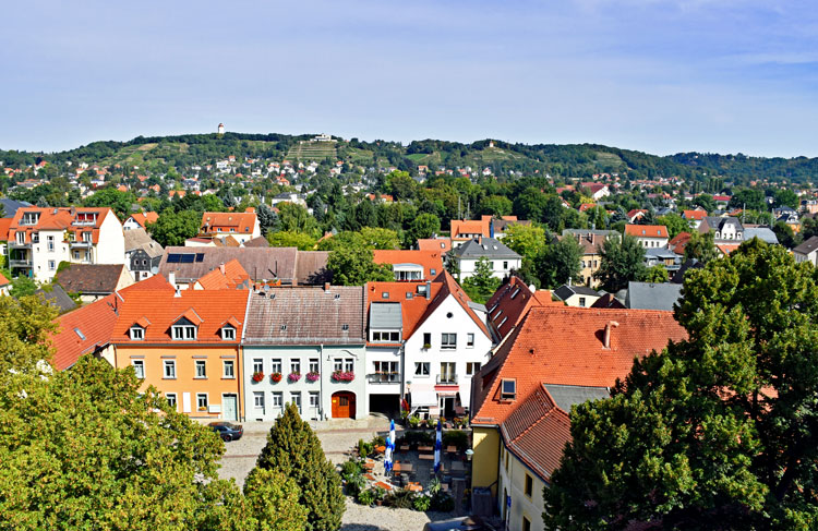 Radebeul-Altkötzschenbroda Luftbild