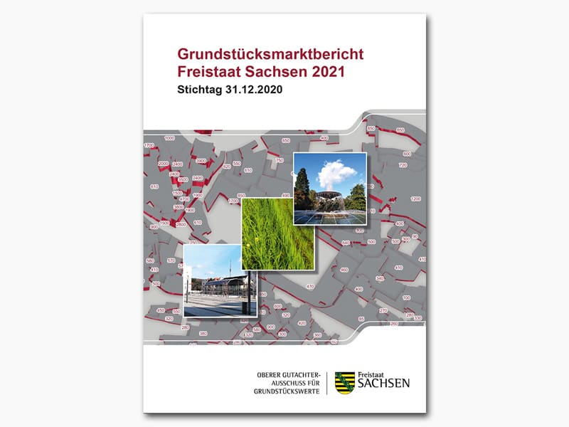 Grundstücksmarktbericht 2021 Titelseite